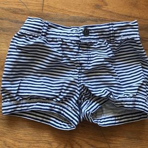Gymboree Navy and White Bubble Shorts